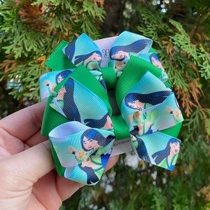 Hair Bows Set, Mulan Inspired